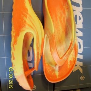 BIRKENSTOCK Newalk OZ3 Nectarine/Cream 38/7 UNIQUE